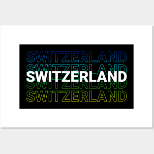 Switzerland - Kinetic Syle Posters and Art